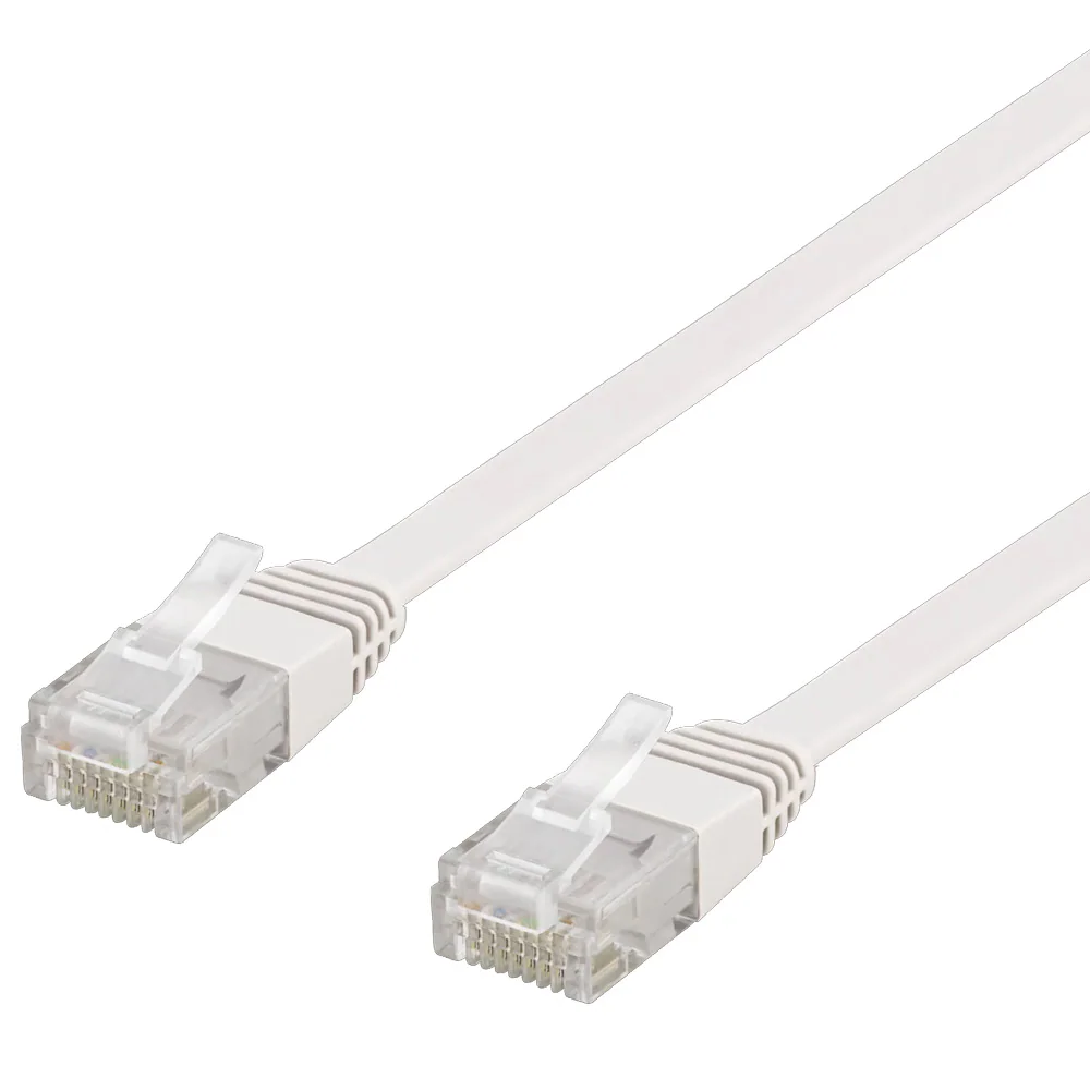 DELTACO TP-kabel Cat6 Tunn U/UTP Vit 3 m