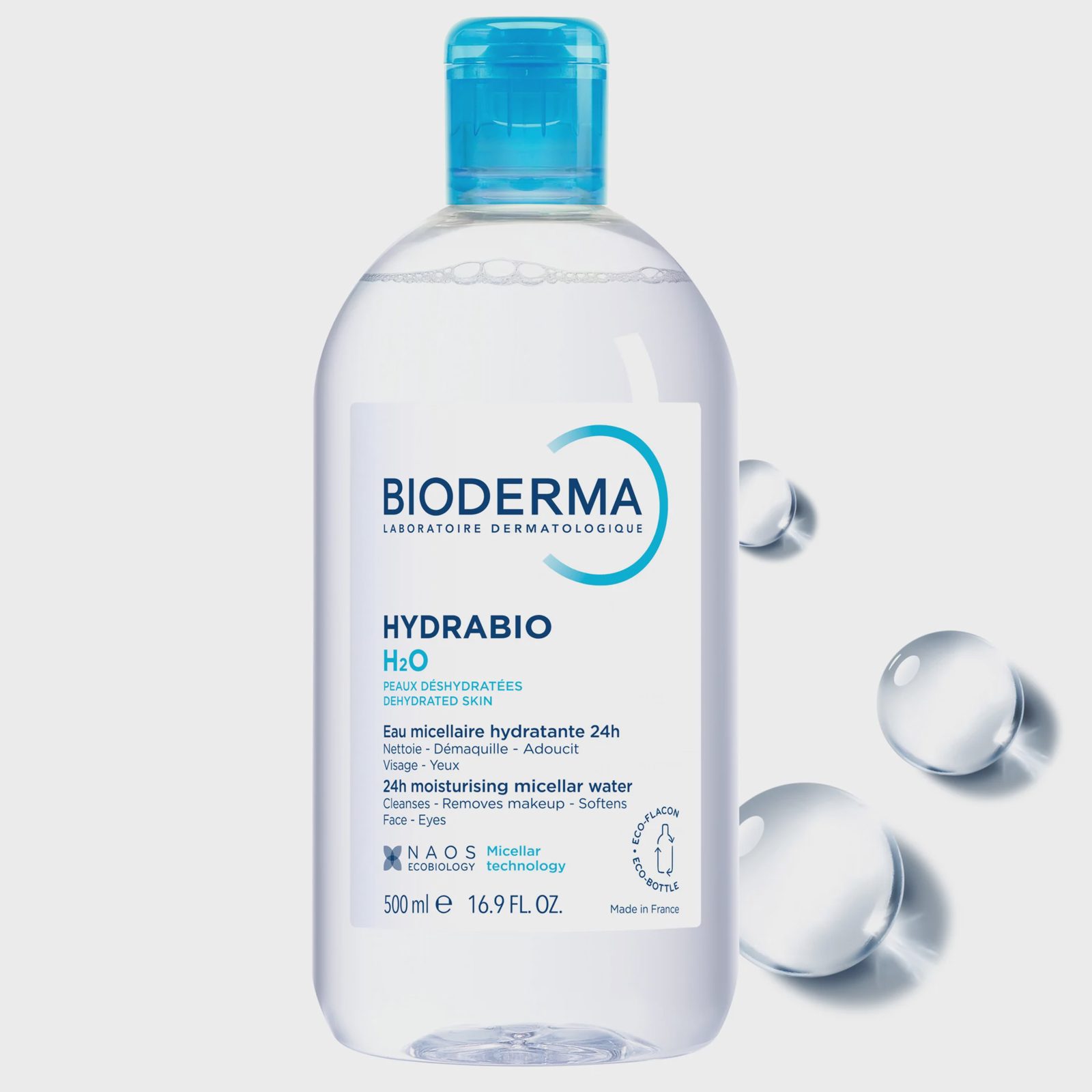 Bioderma Hydrabio H2O 500 ml, bild 2