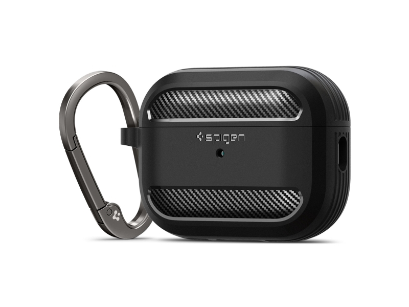 Spigen Rugged Armor, Boks, Termoplastisk polyurethan (TPU), Sort