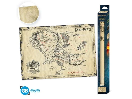 Lord of the Rings Middle Earth Parchment poster, bild 2