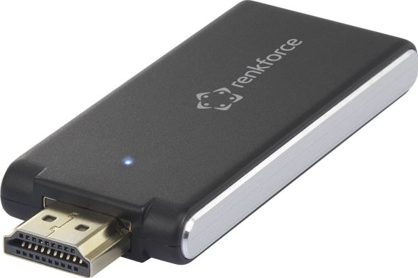 Renkforce renkCast 3, Full HD, 1920 x 1080 pixlar, 1080p, H.264, H.265, HDMI, Wi-Fi 5 (802.11ac)