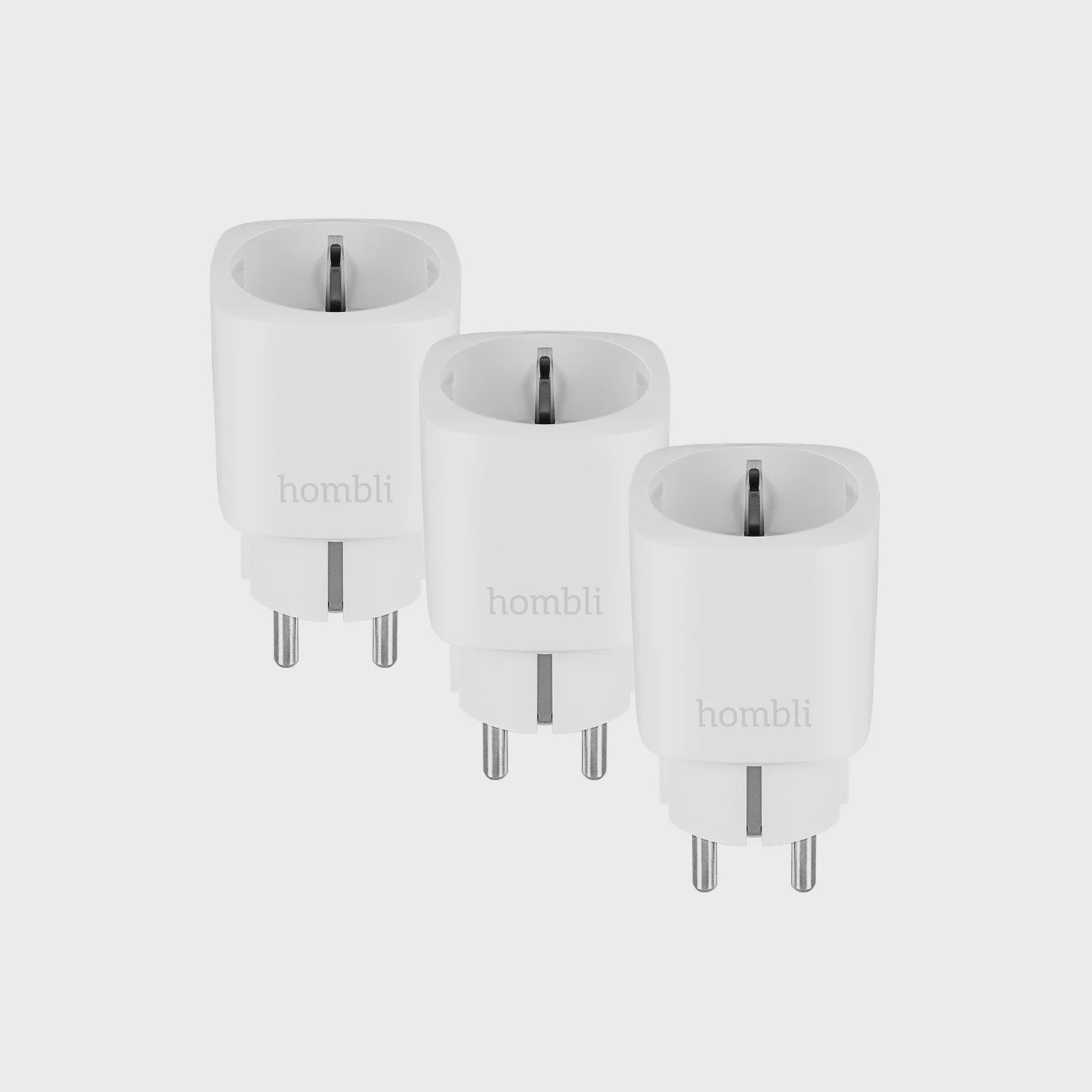 Hombli HBPP-0201, Trådlös, Wi-Fi, inomhus, Vit, Hem, 3680 W