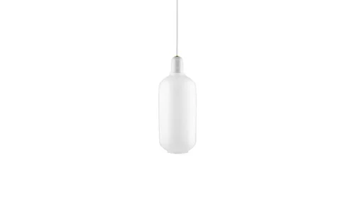 Normann Copenhagen - Amp Pendellampa - Large - Vit/Vit, bild 3