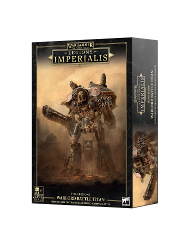 LEGIONS IMPERIALIS: WARLORD TITAN WITH VOLKITE DESTRUCTOR & MACRO-GATLING BLASTER