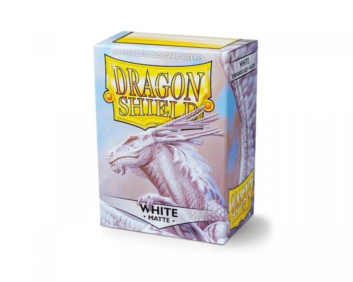 Dragon Shield Matte Sleeves White 63x88 mm (100 in box)