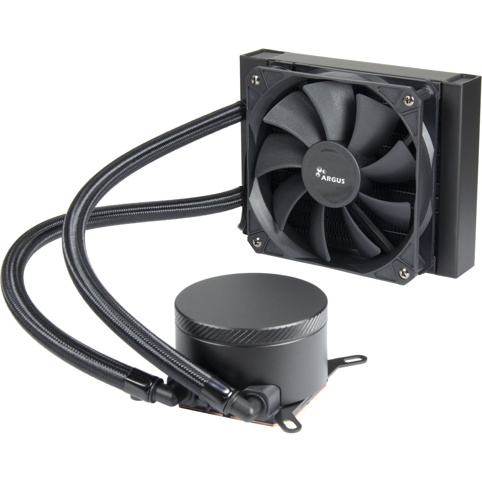 Inter-Tech ARGUS Iceman B-120 AIO, 1x120 mm fläkt - Svart, bild 4