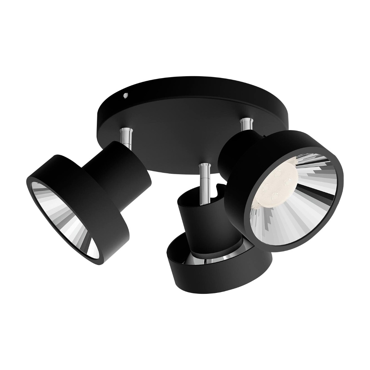 Philips Bukko LED spotlight 3X4,3W, svart