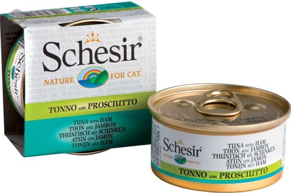 Schesir katt 70 g påse, tonfisk+skinka