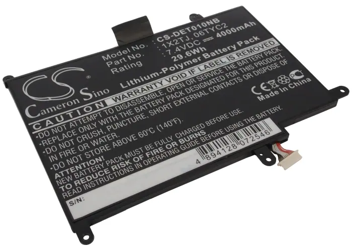 Batteri till Laptop, Bärbar dator för Dell Latitude ST, Latitude ST-LST01, bild 4