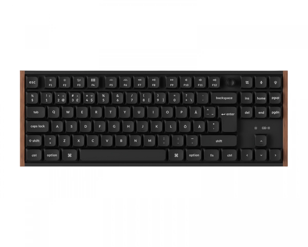 Keychron K1 Ultra Wood Wireless Low Profile POM Red