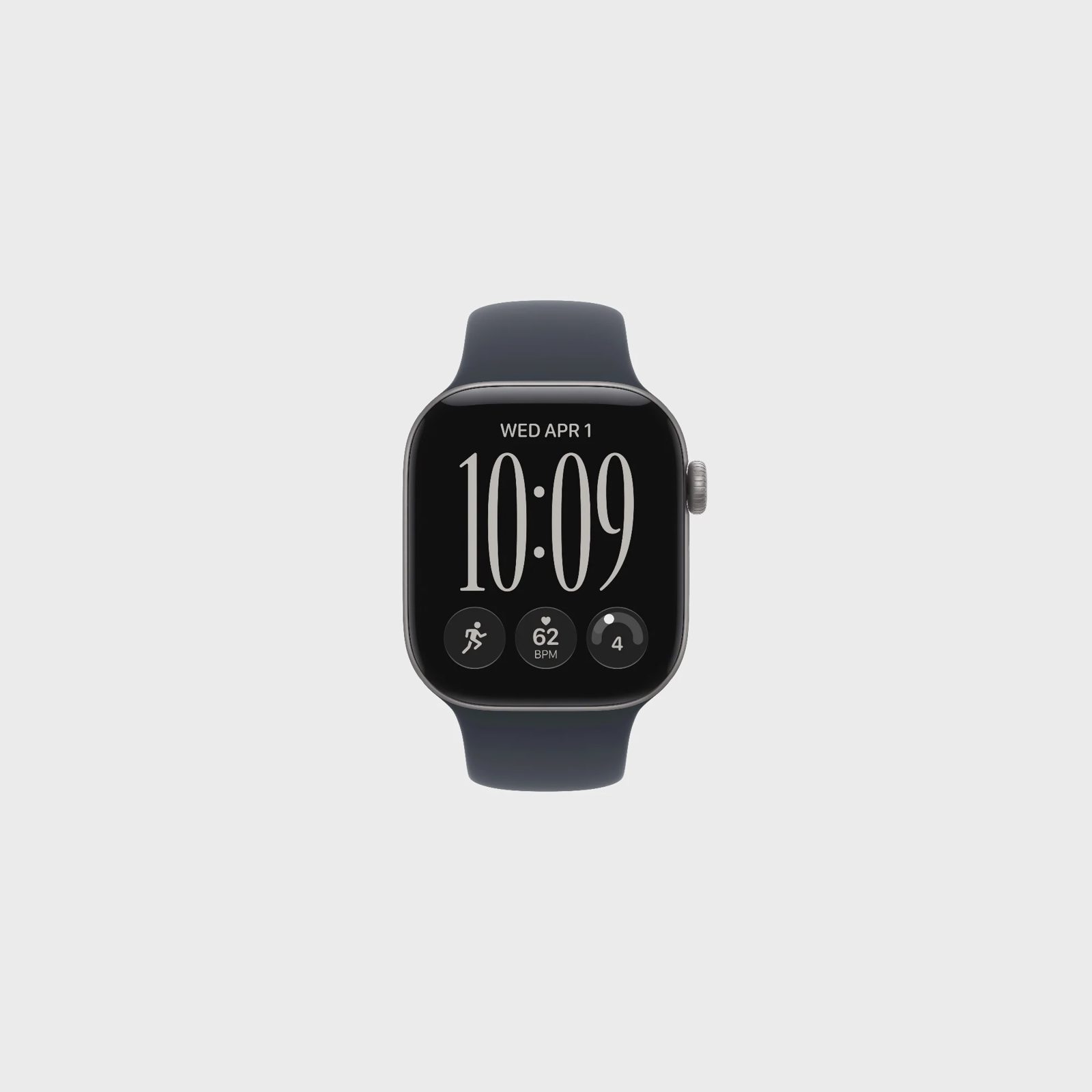 Apple Watch Series 12 42mm LTE (Space Grey Aluminium/Navy BlueSport Band) S/M