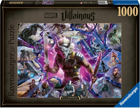 Ravensburger Marvel Villainous: Killmonger, 1000 styck, Serietidning, 14 År, bild 3