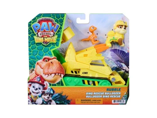 Paw Patrol - The Dino Movie - Rubble Dino Rescue Bulldozer, bild 2