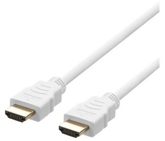 Deltaco Ultra High Speed HDMI-kabel 2.1 - Vit - 3m
