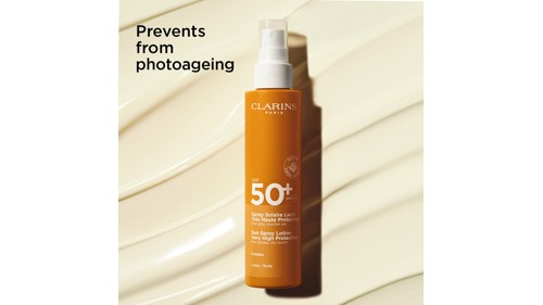 Clarins Sun Spray Lotion Very High Protection SPF50+ Body 50 ml, bild 5