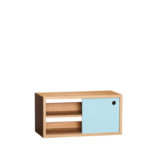 Hübsch - Slide Shelf - Blue - 40x20xh20cm