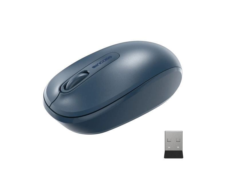 Incase Designed by Microsoft Wireless Mobile Mouse 1850, Ambidextrous, Optisk, RF Trådlös, 1000 DPI, Blå