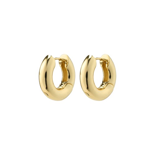 PILGRIM - AICA Chunky Hoop Earrings - Gold-Plated - 22 mm