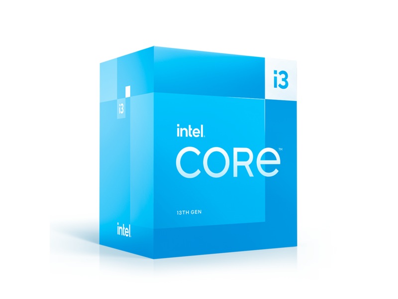 Intel Core i3-13100 4-Core 8-Thread (60W), 3,4/4,5 GHz, LGA1700, UHD Graphics 730, 12 MB cache, boxad med Laminar RM1 kylare, bild 3