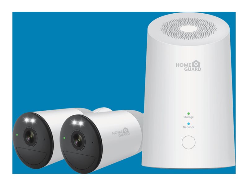 Homeguard HGWNK-108402 trådlöst NVR-kamerasystem, 2 kameror, 10 kanaler