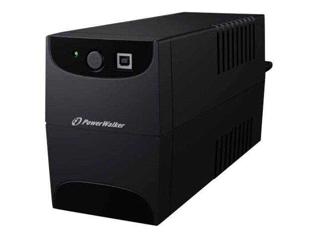 PowerWalker VI 850 IEC - UPS - AC 220/230/240 V - 480 Watt - 850 VA - 9 Ah - USB - utgångskontakter: 4 - svart