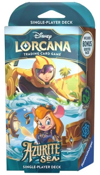 Disney Lorcana TCG: Azurite Sea Starter Deck Emerald & Sapphire