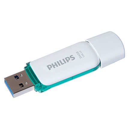 Philips FM25FD75B Snow Edition USB-minne 256 GB USB 3.0, vårgrön