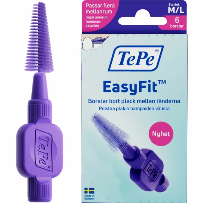 TePe EasyFit M/L, 6 st