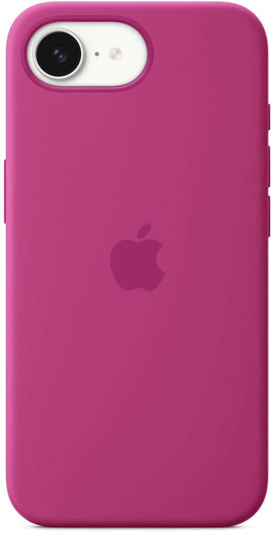 Apple iPhone 16e silikonskal, rosa, bild 3