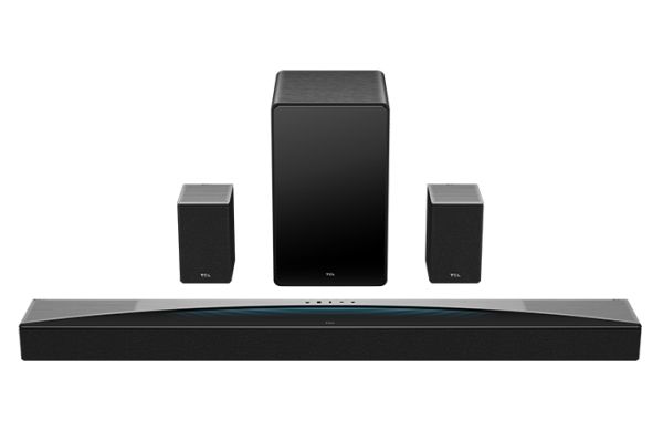 TCL Q Q85H soundbar 7.1.4 kanaler, trådlös subwoofer, Titanium