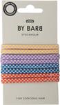 ByBarb Hair ties multicoloured 8-pack, recycled material squared pattern, bild 5