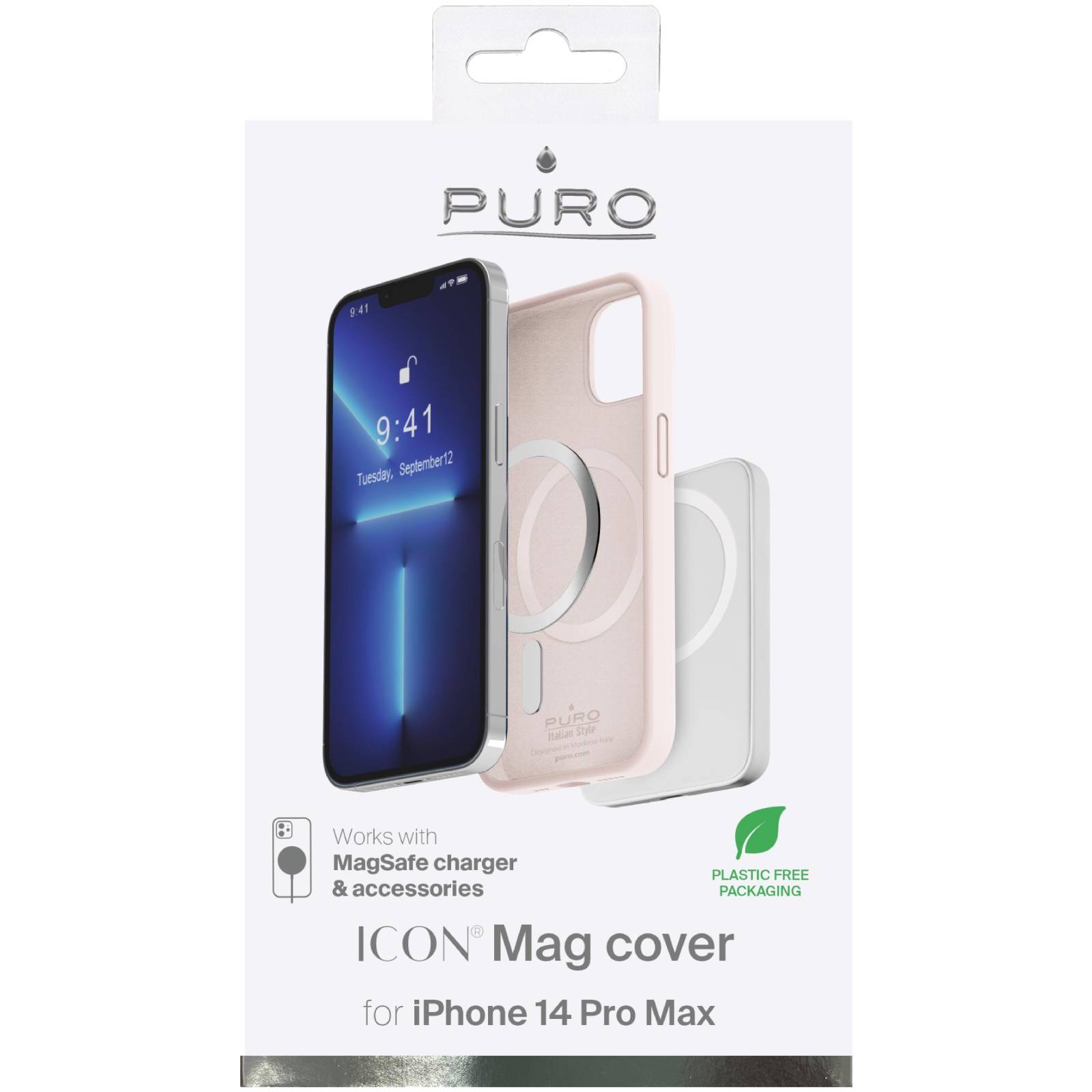 Puro iPhone 14 Pro Max Icon Cover MagSafe rose, bild 2