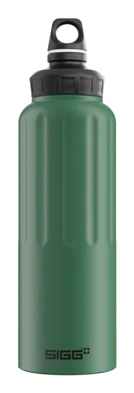 SIGG 8776.60, Daglig användning, Idrott, 1500 ml, Skruvlock, Aluminium, Grön, Leaf Green