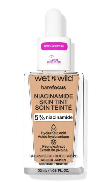 Wet n Wild Bare Focus Niacinamide Skin Tint Cream Beige 32 ml