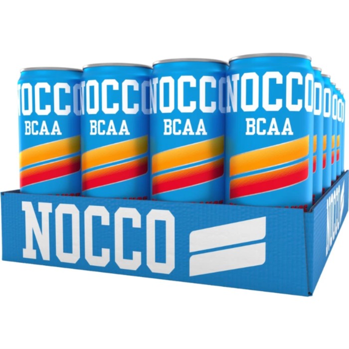 NOCCO BCAA, Blood Orange, Koffein, 24-pack