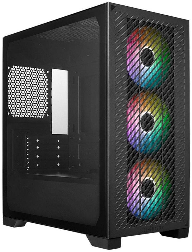 Cooler Master Elite 301, MicroATX, ARGB - Svart, bild 3