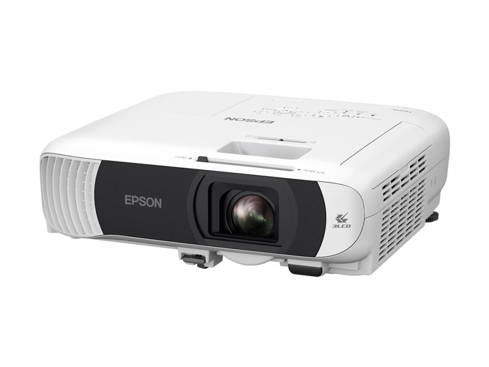 Epson EB-FH54, 4100 ANSI lumen, 1920x1080 Full HD, 28~37 dB, HDMI, LAN, WiFi, Airplay 2/Miracast, högtalare