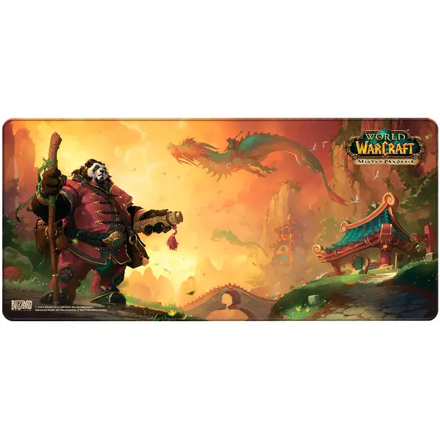 Blizzard World of Warcraft-musmatta (Pandaren med lyktor, XL), bild 4