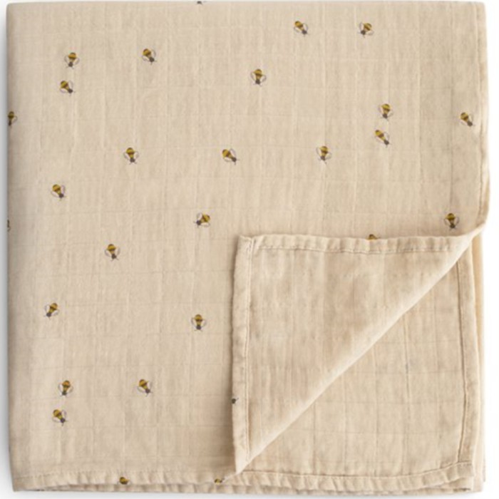 Mushie Muslinfilt Bees