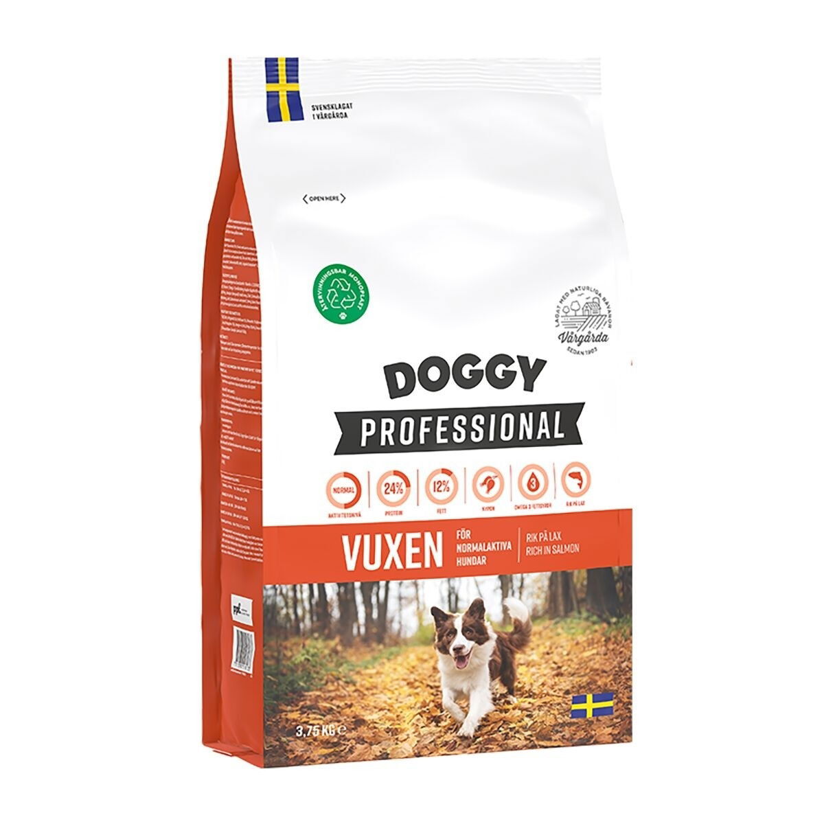 Doggy Professional Vuxen Torrfoder till Hund 12kg