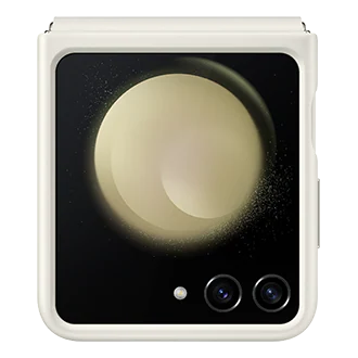 Samsung Galaxy Z Flip5 Flap Eco-Leather skal, cream, bild 3