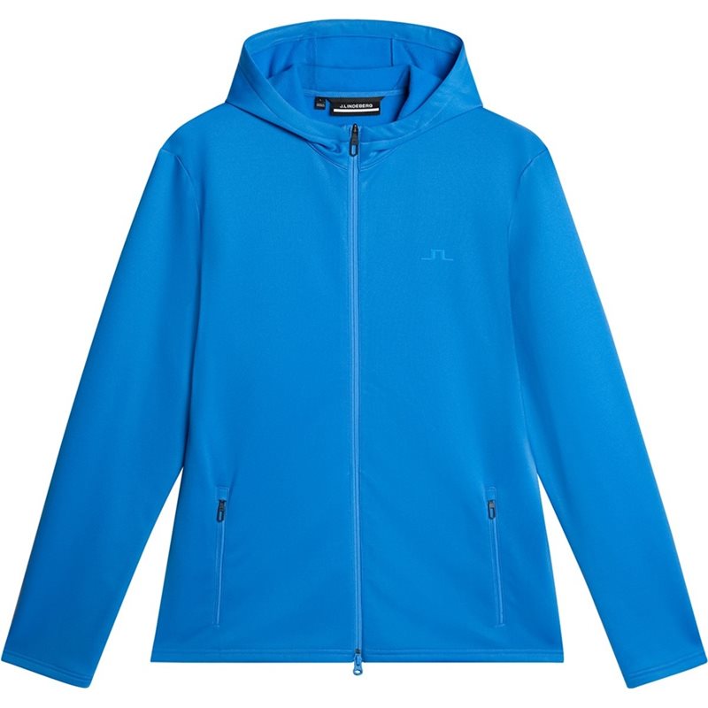 J.Lindeberg Aerial Full Zip Hood Sonic Blue - M