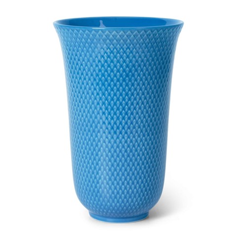 Lyngby Porcelæn - Rhombe Color Porslinsvas - H20 cm - Blå