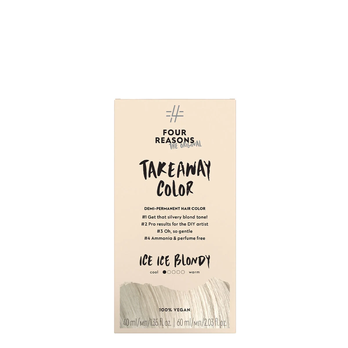 Four Reasons Take Away Color 10.01 Ice Ice Blondy