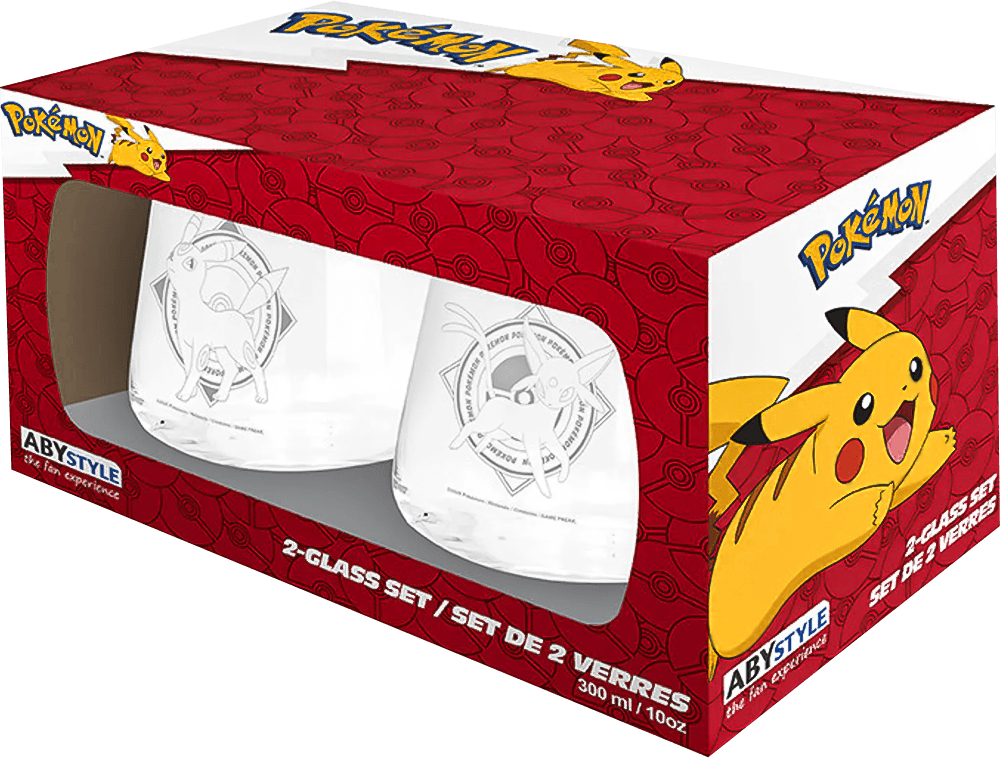 Abysse - Pokemon - Glass set Espeon & Umbreon