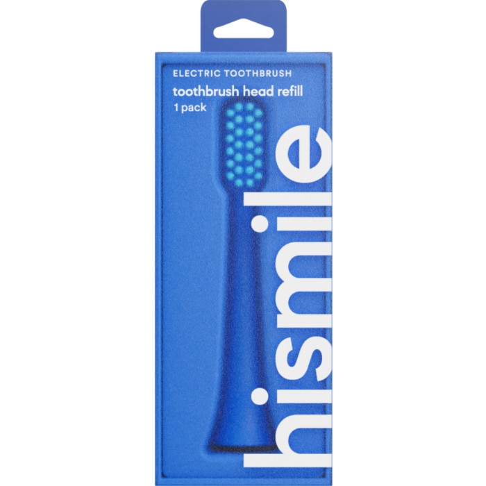 Hismile Toothbrush Head Refill Bright Blue