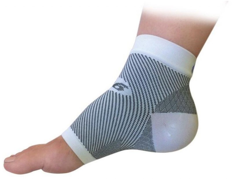 Os1 FS6 Compression Foot Sleeve, S, White