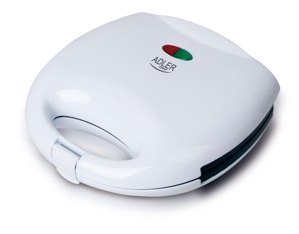Adler AD 301 smörgåsgrill 750 W, vit