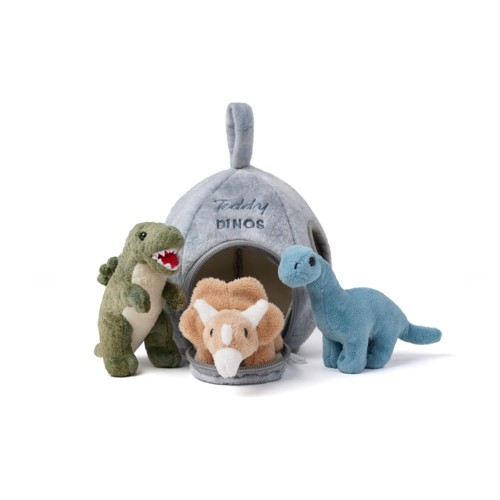 Teddykompaniet - Dinosaur Playset, 20 cm (TK4387)