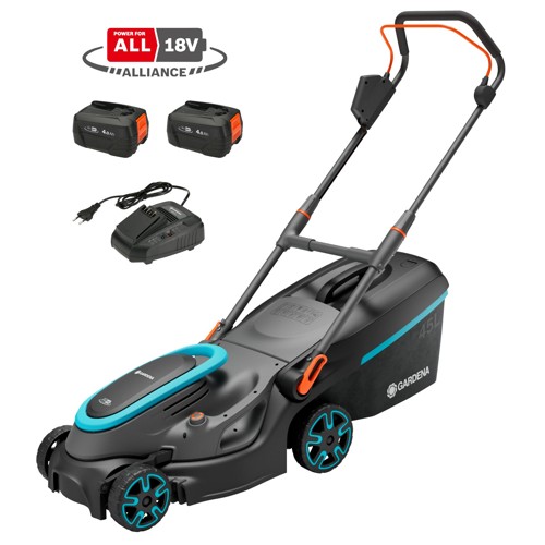 Gardena - Battery Lawnmower PowerMax 37/36V P4A Set - 37 cm